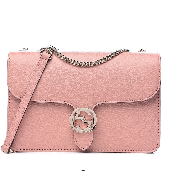 gucci dollar calfskin interlocking g shoulder bag